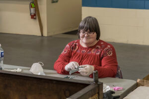 Baker Employees Packaging Products