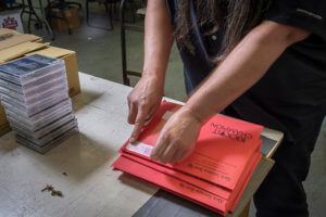 Baker Employees Prepare Mailings